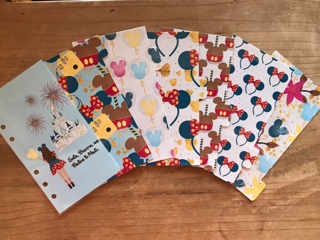Disney Inspired Planner Dividers. Available for Pocket, Personal, A5 ...