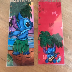 Disney pagemarker,  lilo and stitch. Planner bookmark - page marker in summer theme. planner accessories, supplies, planner inserts