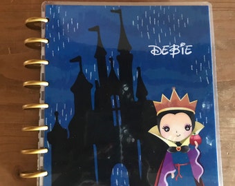 Classic Happy planner covers. Evil queen theme. Mini happy planner covers. Laminated with 10ml laminate.
