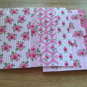 Rose Shabby chic pocket, personal, or A5 planner dividers / planner supplies / planner accessories / dividers / dashboard