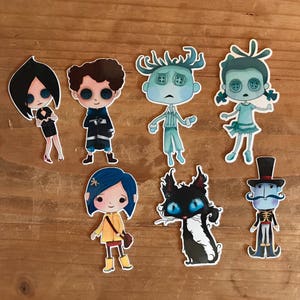 Coraline die cuts. Die cuts to decorare your planner, memory book, scrapbook or travelers notebook. Ephemera