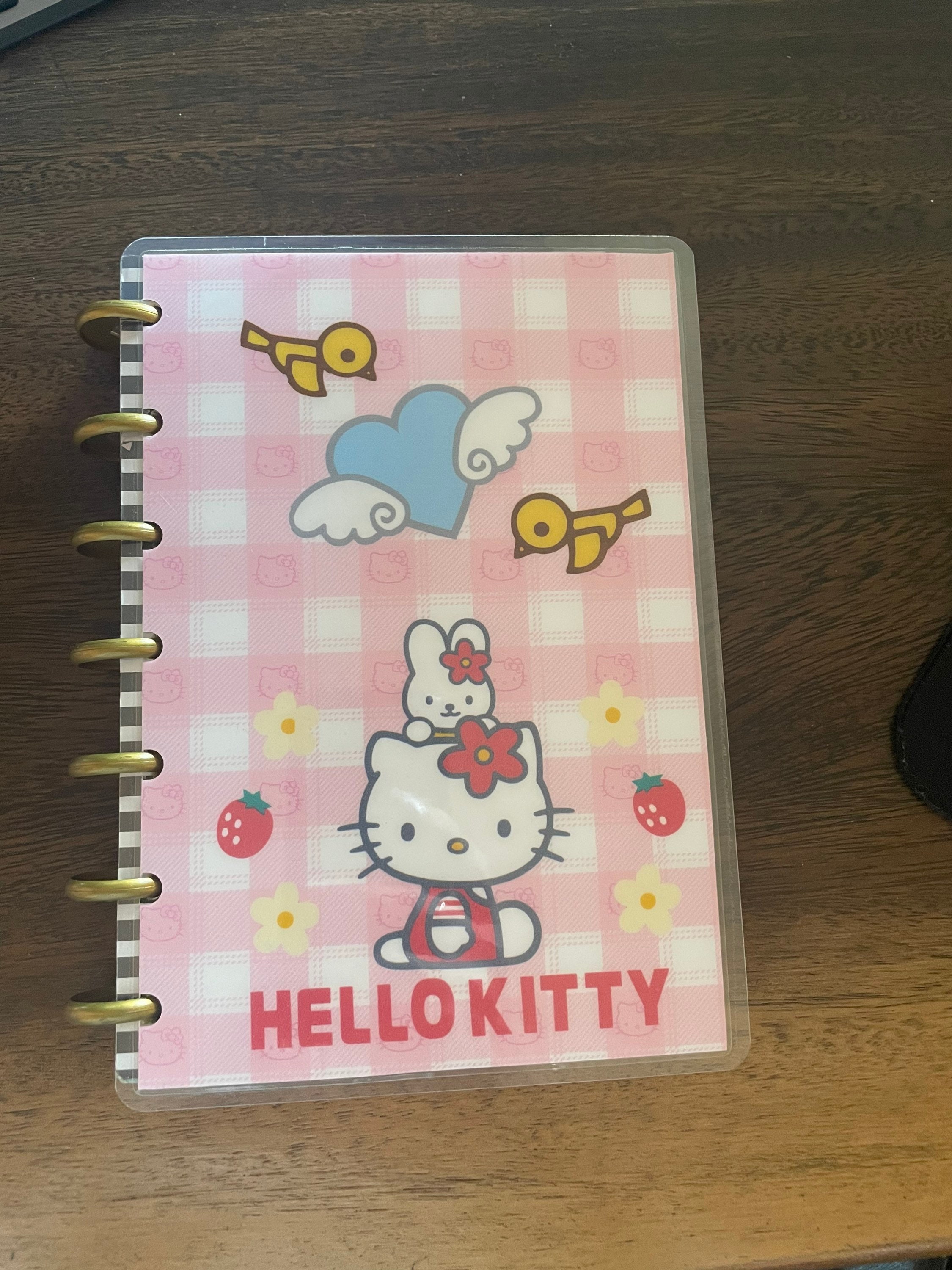 2023 Hello Kitty 6-Rings Personal Organizer Compact Planner Schedule Book  Agenda WHITE Inspired by You.