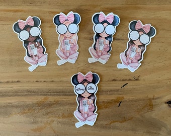 Disney Elle doll die cuts. Planner decorations, stickers, accessories. Perfect for planners, travelers notebooks, scrapbooks.