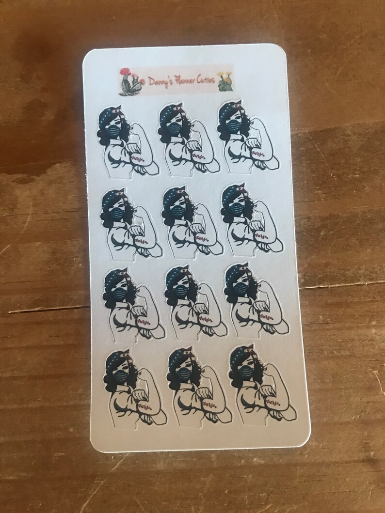 Nurse Girl Die Cuts and Stickers. Available in or Etsy