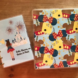 Disney Inspired Happy Planner Covers. Disney World Background With Your ...