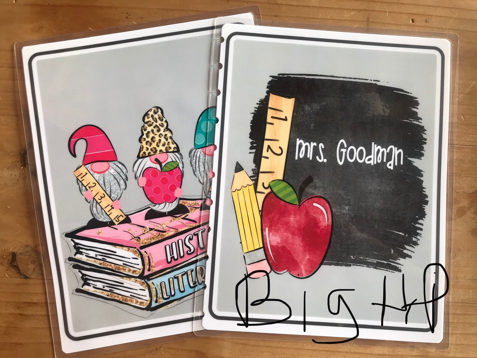 Teacher Happy planner covers. School theme. Mini happy planner Etsy