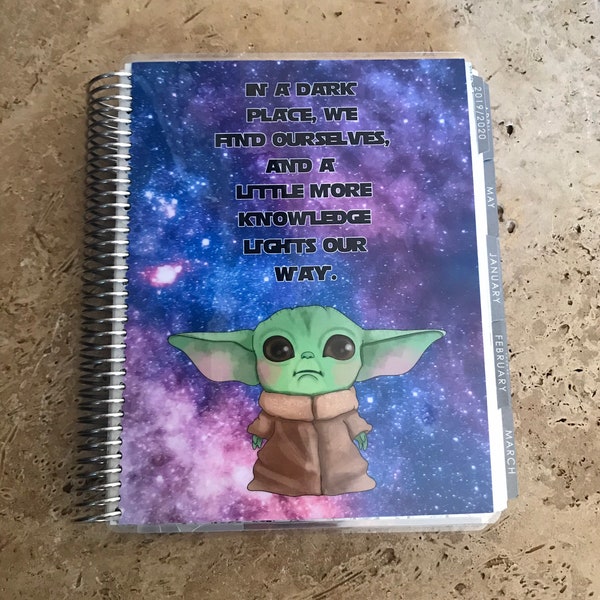 Happy planner covers. Star wars theme. Mini happy planner covers. Laminated with 10ml laminate.