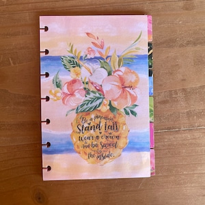 Pineapple planner dividers and pagemarkers. Planner dividers for happy planner, And ringed planners