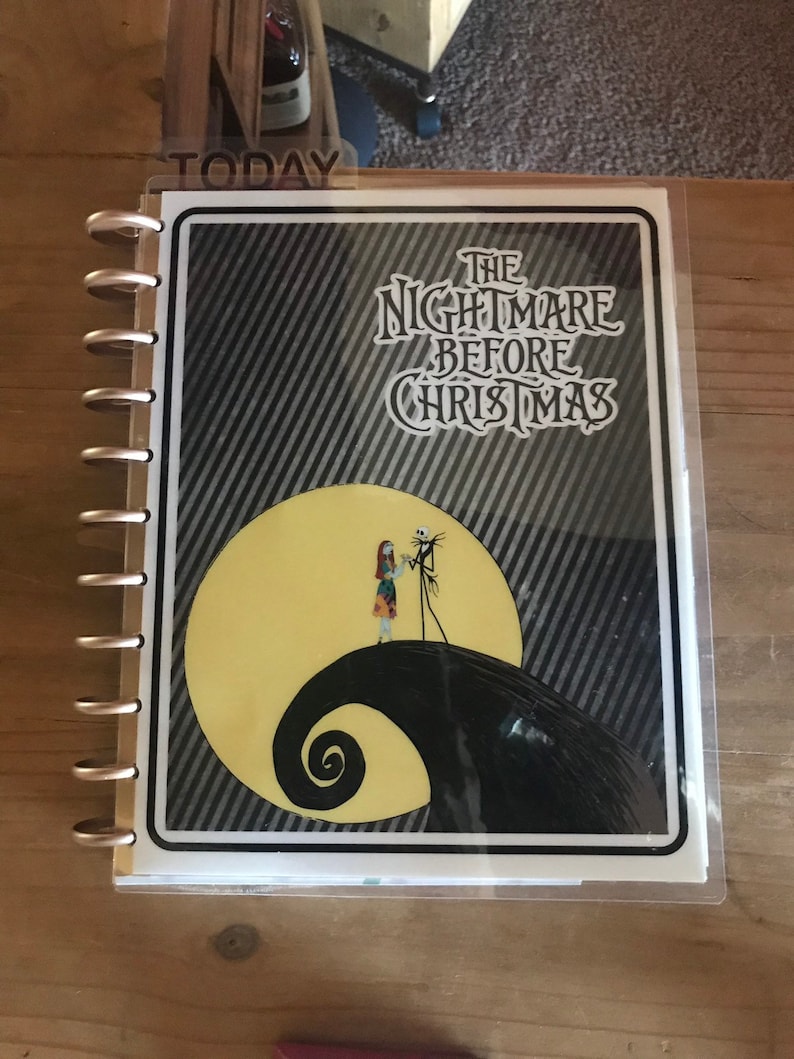 Disney Nightmare Before Christmas Inspired Big Happy Planner Etsy