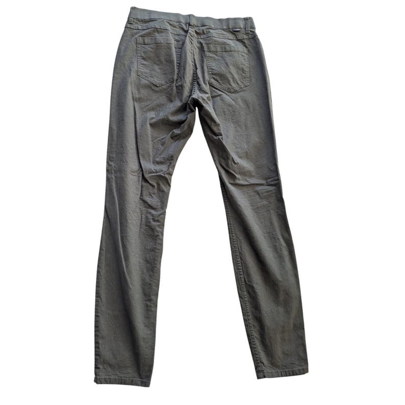 95 Toad&Co Olive Green Organic Cotton Tencel Slim Fit Pants Womens SIZE 10 Eco image 4
