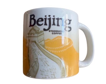 Starbucks Beijing Global City Icon Series 2015 Espresso Mug 3oz Great Wall China