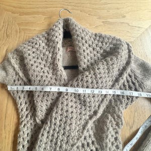 Anthropologie Elsamanda Italian Mohair Wool Knit Cardigan Sweater Sz SMALL Bild 9