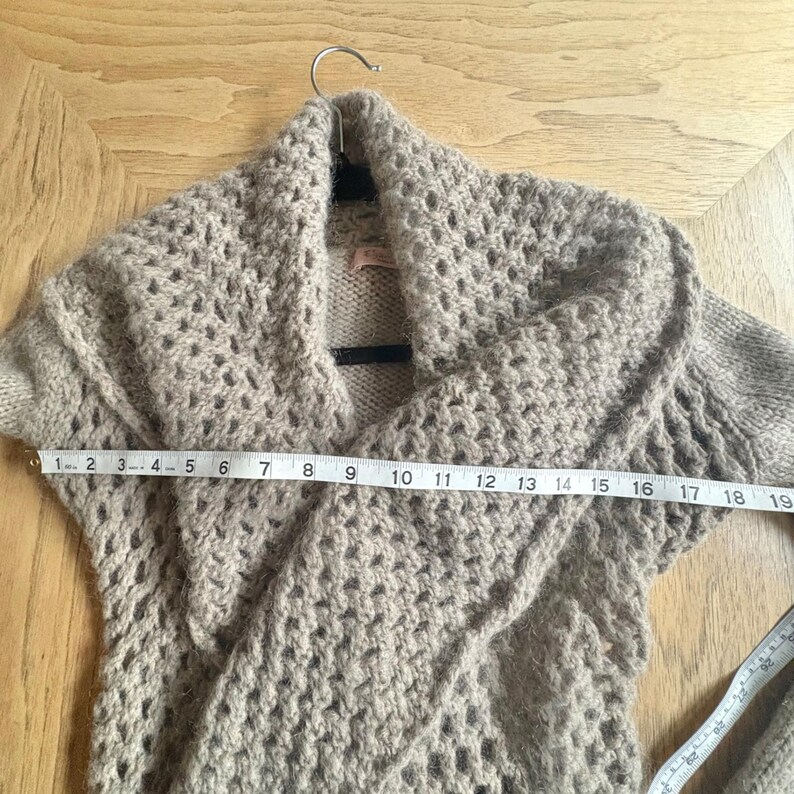 Anthropologie Elsamanda Italian Mohair Wool Knit Cardigan Sweater Sz SMALL Bild 9