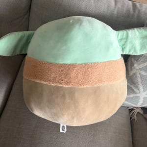 Star Wars '21 The Child Grogu Mandalorian Lg 22"x20"x14" Squishmallow Plush Toy Bild 4