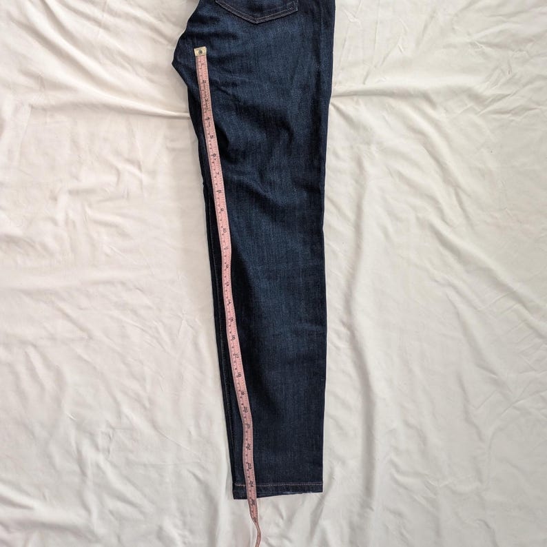 CASLON Dark Wash Skinny Jeans Wmns 26 2P Preppy Stretch Tencel Denim Minimalist image 8
