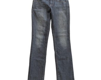 LUCKY Brand Lolita Skinny Jeans Wmns Sz 2/26 Dark Wash Blue Denim Mid Rise Y2K