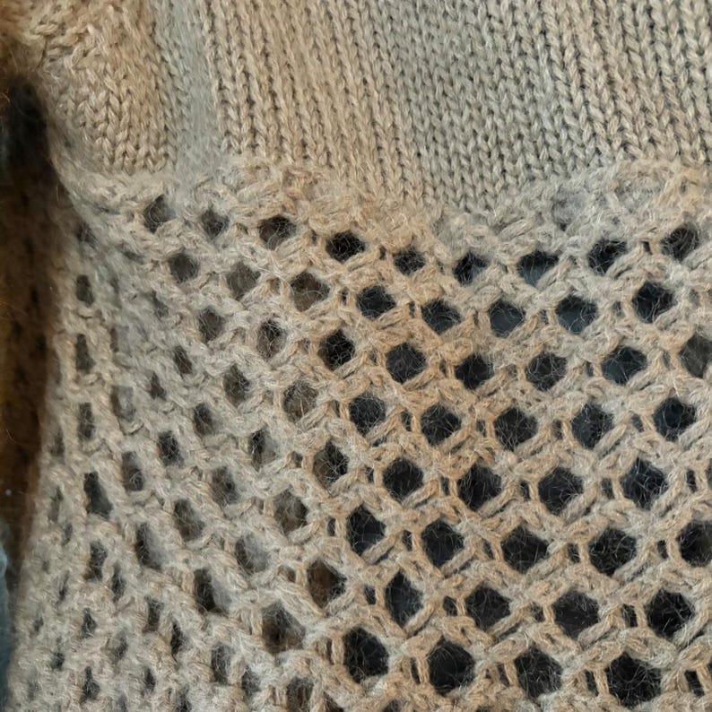 Anthropologie Elsamanda Italian Mohair Wool Knit Cardigan Sweater Sz SMALL Bild 4
