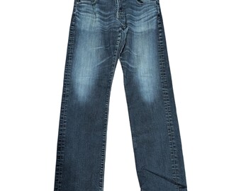 AG Adriano Goldschmied The Graduate Tailored Leg Jeans Dark Blue 34x32 Premium