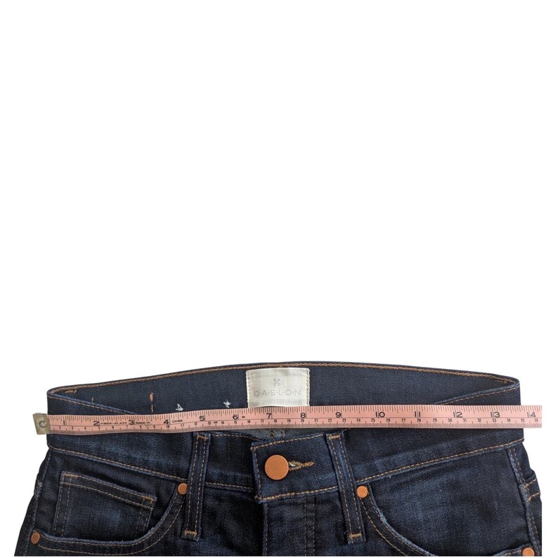 CASLON Dark Wash Skinny Jeans Wmns 26 2P Preppy Stretch Tencel Denim Minimalist image 6