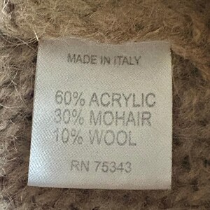 Anthropologie Elsamanda Italian Mohair Wool Knit Cardigan Sweater Sz SMALL Bild 7