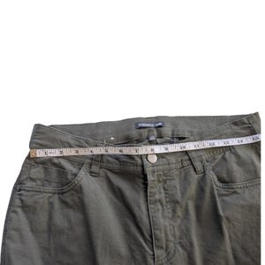 95 Toad&Co Olive Green Organic Cotton Tencel Slim Fit Pants Womens SIZE 10 Eco image 9