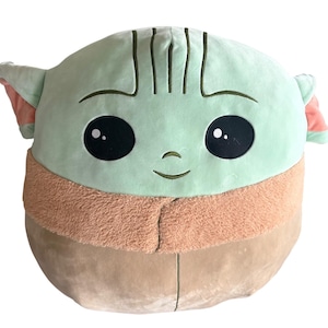 Star Wars '21 The Child Grogu Mandalorian Lg 22"x20"x14" Squishmallow Plush Toy Bild 1