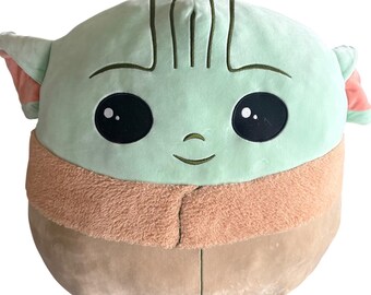 Star Wars '21 The Child Grogu Mandalorian Lg 22"x20"x14" Squishmallow Plush Toy