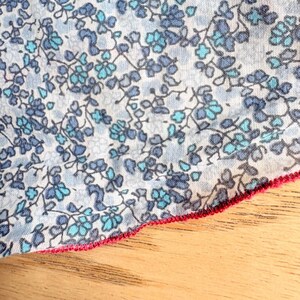 Johnny Was Workshop Blue Floral Dragon Embroidered Lace Button Down Shirt XS image 16