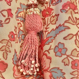 Anthropologie "Love the Label" Pink Floral Sz SMALL Mini Dress Boho Cottage image 10