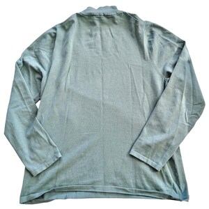 Vtg PENDLETON Silk Blend Mock Neck Turtleneck Sweater Sz L Aqua 90's Y2K Career bild 2