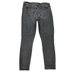 149 JOE'S Jeans Skinny Ankle Pantalones vaqueros de mezclilla gris/negro desgastados para mujer Talla 32 Carbón imagen 4