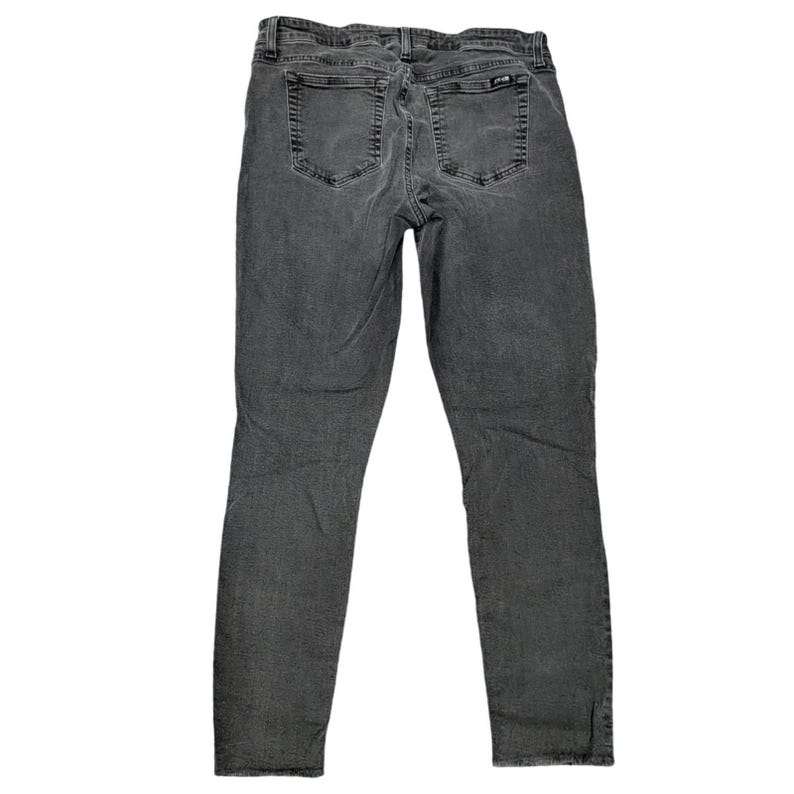 149 JOE'S Jeans Skinny Ankle Pantalones vaqueros de mezclilla gris/negro desgastados para mujer Talla 32 Carbón imagen 4