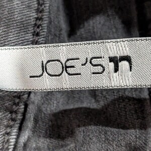 149 JOE'S Jeans Skinny Ankle Pantalones vaqueros de mezclilla gris/negro desgastados para mujer Talla 32 Carbón imagen 2