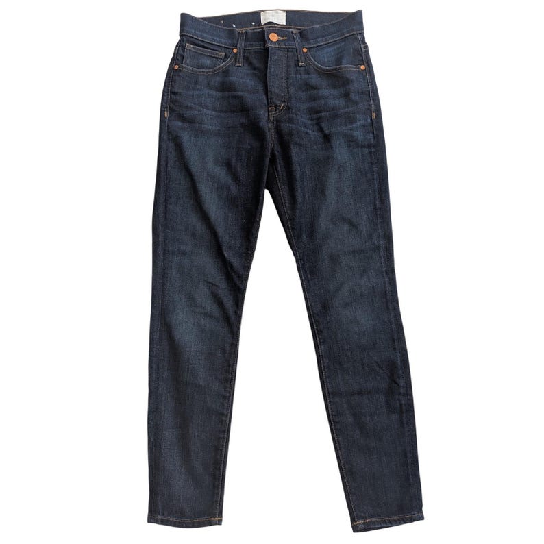 CASLON Dark Wash Skinny Jeans Wmns 26 2P Preppy Stretch Tencel Denim Minimalist image 1