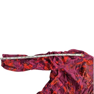 MAEVE Anthropologie Jordain Runa Floral Top Cottagecore Purple Blouse Sz SMALL image 8
