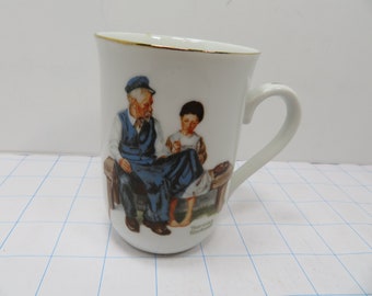 H 499 Norman Rockwell The Lighthouse Keeper's Daughter Vintage 1982 Like New
