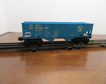T 722 Lionel O - O/27 Gauge Great Northern 9011 Hopper 1970 Great Condition