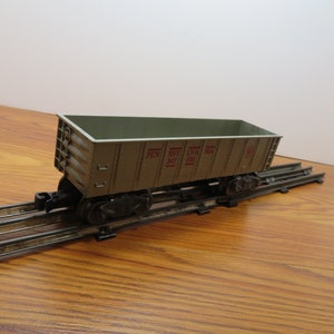 T 282 O Gauge O/27 Marx Pennsylvania 347100 Gondola With Metal Wheels & Trucks Post War Vintage 1960 Great Shape - Well Weighted