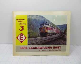 MH 487 Quadrant Press Review Erie Lackawanna East Book Like New