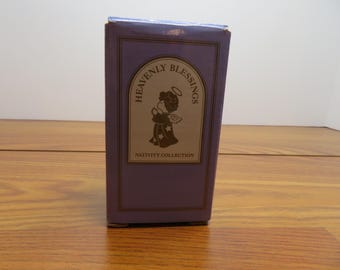 F 183 Avon 1986 Porcelain Heavenly Blessings Nativity Collection - Kaspar Brand New Old Stock In Original Box