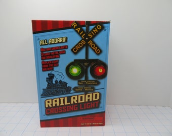 MH 251A Table Lamp Railroad Crossing Signal -   Adjustable Height 10.5" TO 13" Tall - Brand New Old Stock