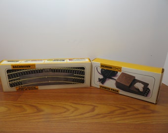 MH 988 HO Bachmann Transformer # 6607 & (12) 18R Curve Track (4) Straight Track Includes Terminal Track New Old Stock