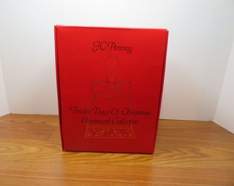 T 128 JC Penny (12) Days Of Christmas Porcelain Bell Ornaments 1980 Vintage New Old Stock
