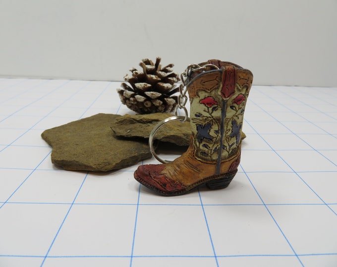 Featured listing image: CB6    Western Cowboy Boot Key Chain - Ready To Ship!