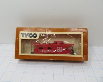 H 496 HO Tyco AT & SF 7240 Caboose Vintage 1980 Like New