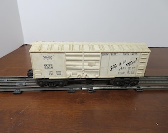 F 285 O Gauge Lionel 1957 Well Weathered Frisco 6014 Box Car Nice Condition
