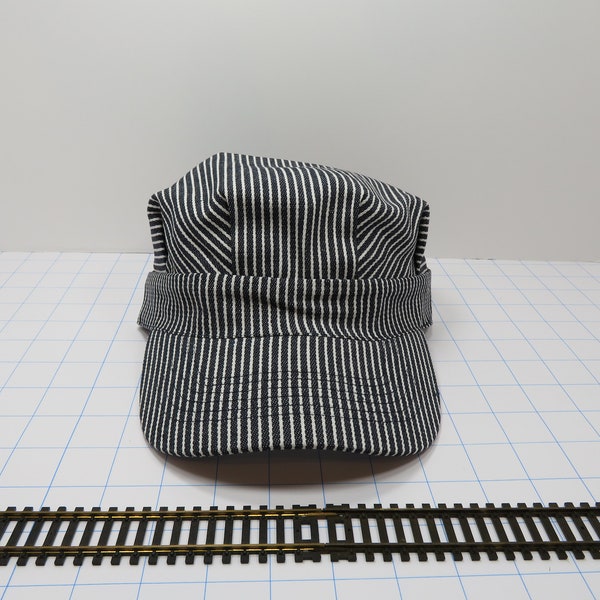 Adult Classic Striped Train Engineer's & Brakeman's Hat