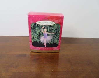F 199 Hallmark Keepsake 1999 Dance For The Season Ballerina Ornament Brand New Old Stock