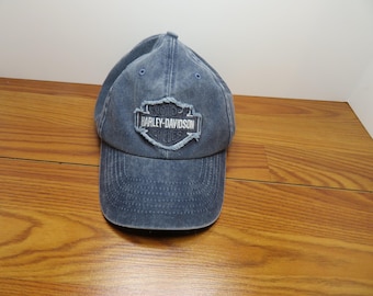 T 958 Bikers Hat Denim With Logo & Adjustable For Perfect Fit - Brand New Old Stock