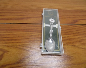 T 970 Vintage 1980 Dallas Texas Spoon The Paradies Shops Silver Plated - Brand New Old Stock
